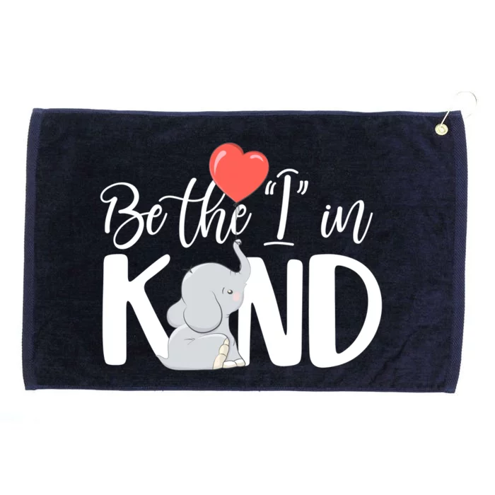 Be The I In Kind Cute Baby Elephant Grommeted Golf Towel