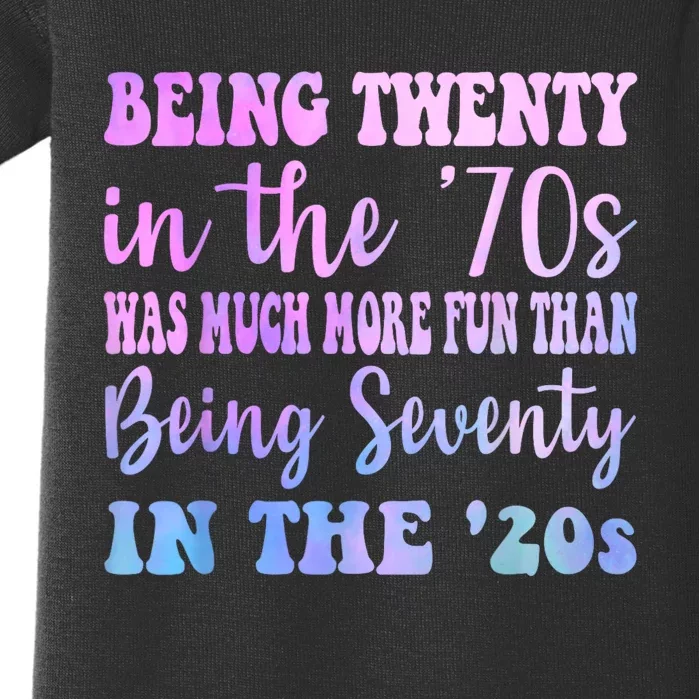 Being Twenty In The 70s Was Much More Fun Than Baby Bodysuit