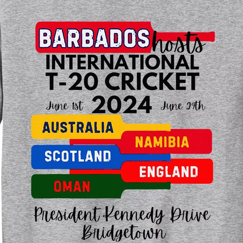 Barbados T20 International Cricket 2024 Tall Sweatshirt