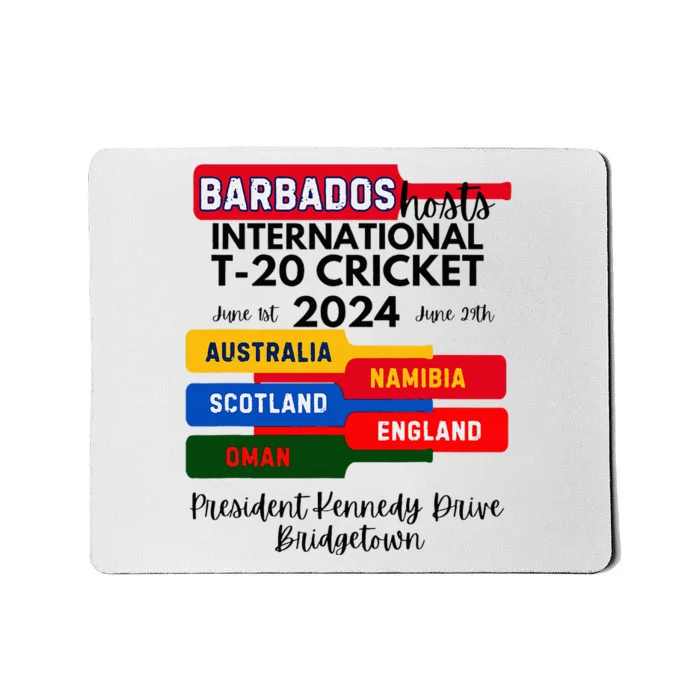 Barbados T20 International Cricket 2024 Mousepad