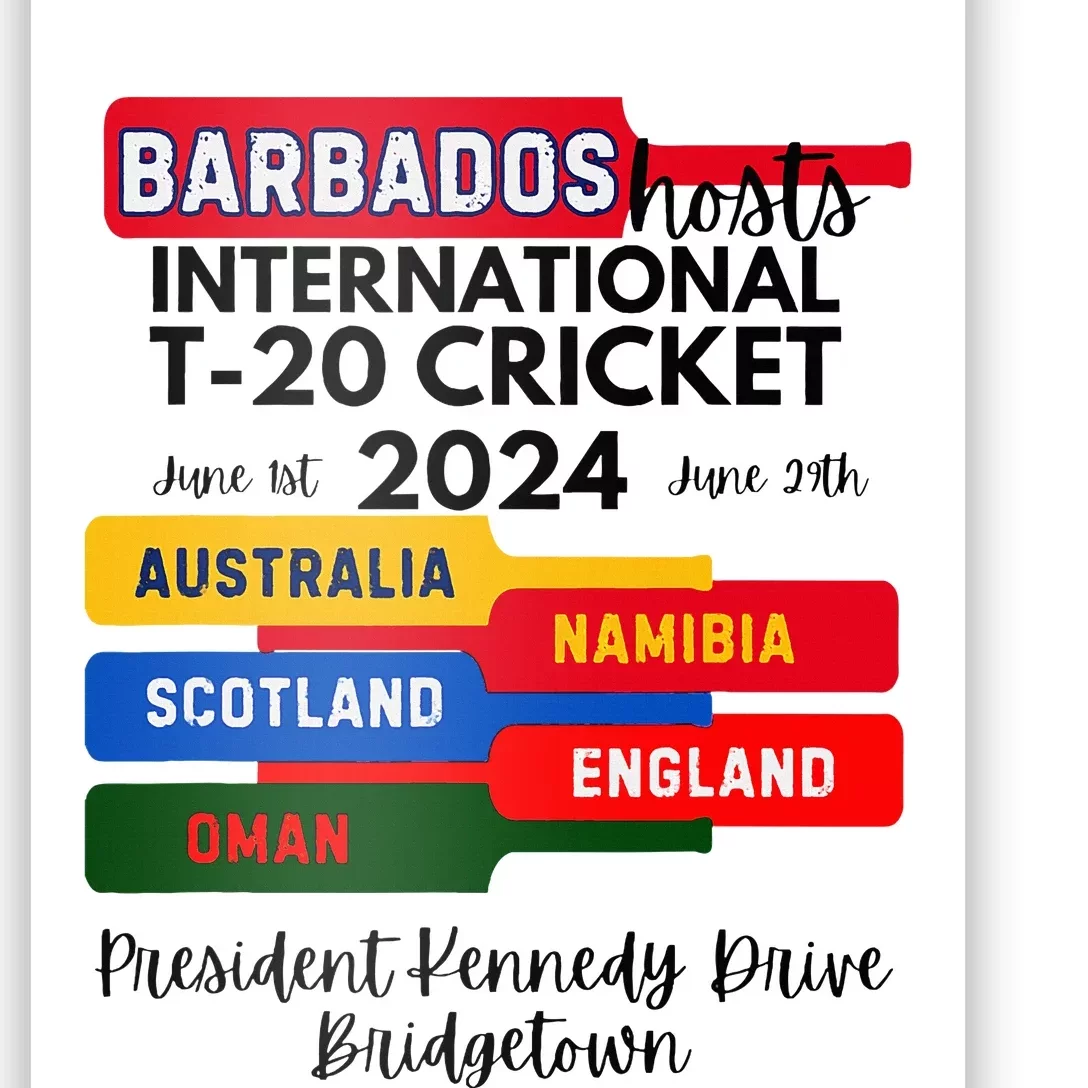 Barbados T20 International Cricket 2024 Poster