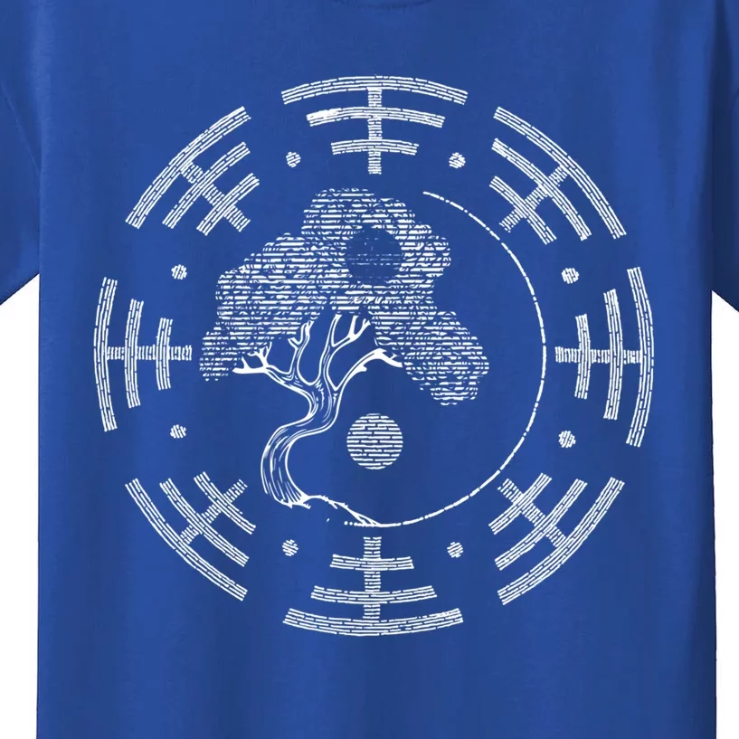 Bonsai Tree Japan Buddha Zen Meditation Yoga Gift Kids T-Shirt