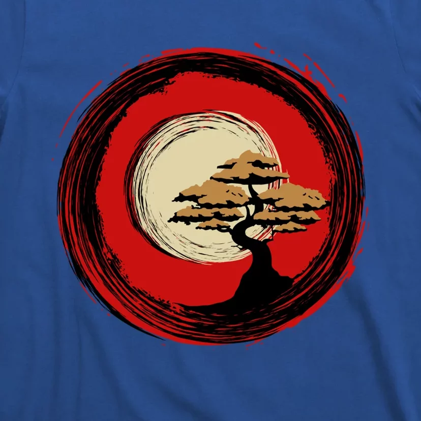 Bonsai Tree Japanese Chinese Zen Enso Circle Buddhist Yoga Funny Gift T-Shirt