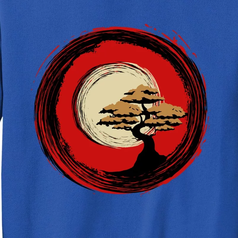 Bonsai Tree Japanese Chinese Zen Enso Circle Buddhist Yoga Funny Gift Tall Sweatshirt