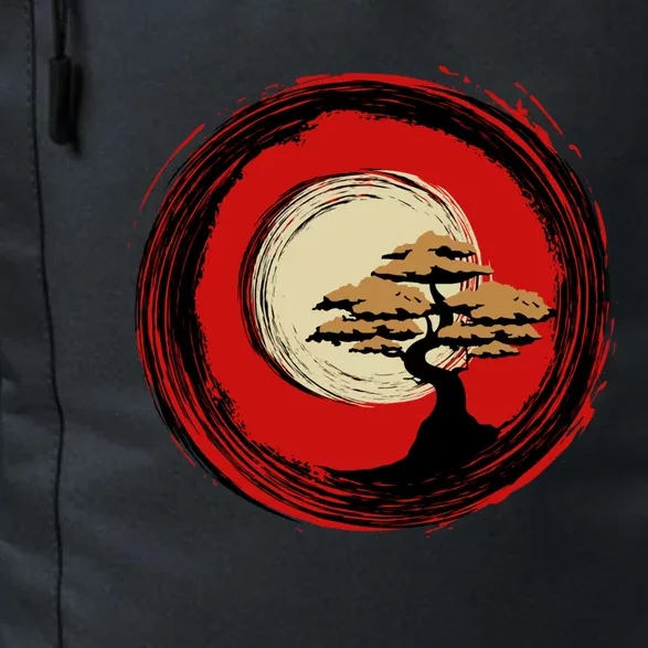 Bonsai Tree Japanese Chinese Zen Enso Circle Buddhist Yoga Funny Gift Daily Commute Backpack