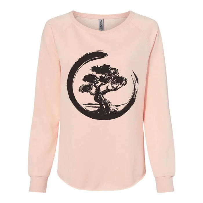 Bonsai Tree Japanese Art Zen Bonsai Master Womens California Wash Sweatshirt