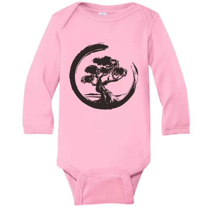 Bonsai Tree Japanese Art Zen Bonsai Master Baby Long Sleeve Bodysuit