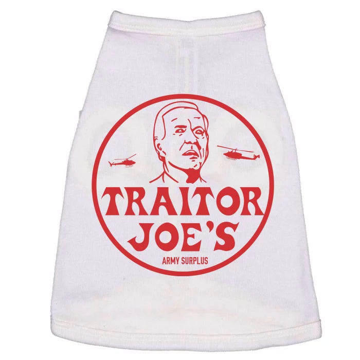 Biden Traitor Joe’s Army Funny Traitor Joe Doggie Tank