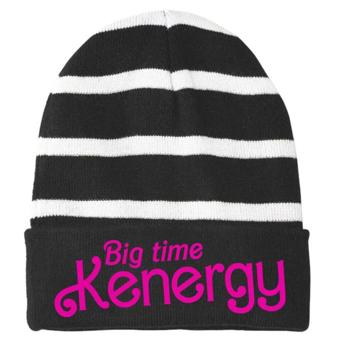 Big Time Kenergy Striped Beanie with Solid Band