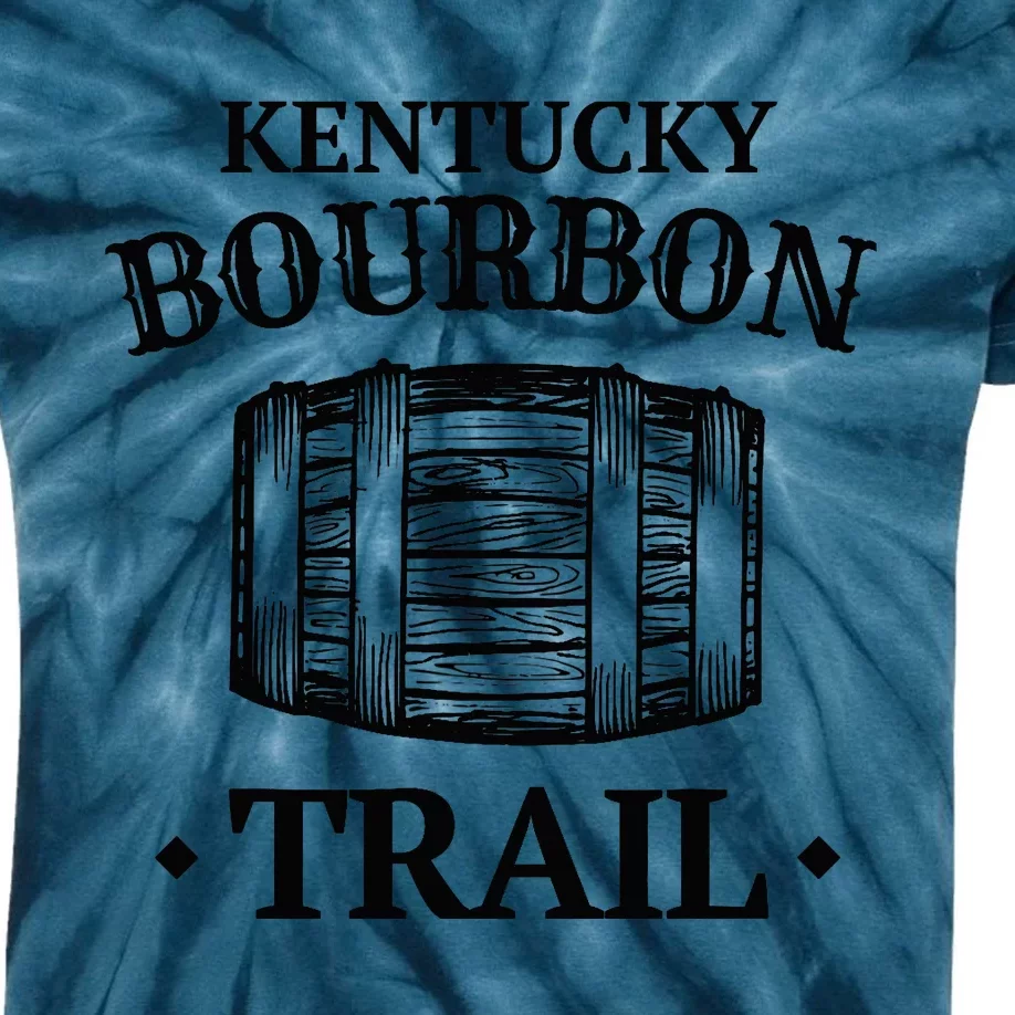 Bourbon Trail Kentucky KY Whiskey Gift Kids Tie-Dye T-Shirt