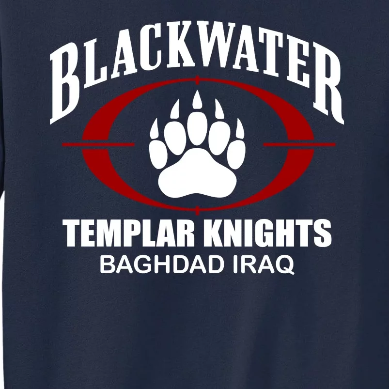 Blackwater Templar Knights Baghad Iraq Tall Sweatshirt