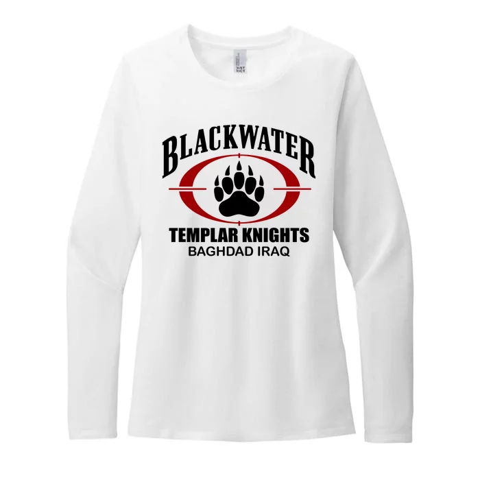 Blackwater Templar Knights Baghad Iraq Womens CVC Long Sleeve Shirt