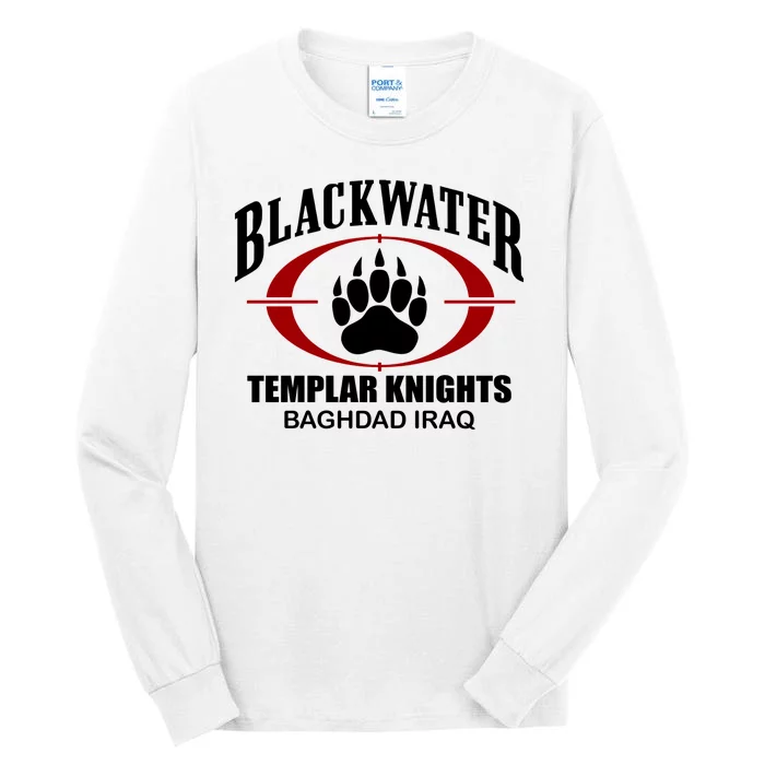 Blackwater Templar Knights Baghad Iraq Tall Long Sleeve T-Shirt