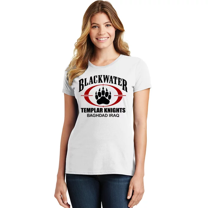 Blackwater Templar Knights Baghad Iraq Women's T-Shirt