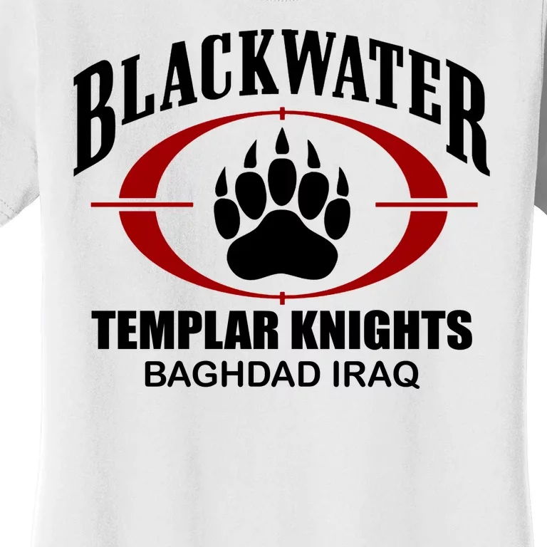 Blackwater Templar Knights Baghad Iraq Women's T-Shirt