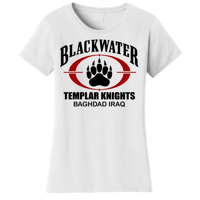 Blackwater Templar Knights Baghad Iraq Women's T-Shirt