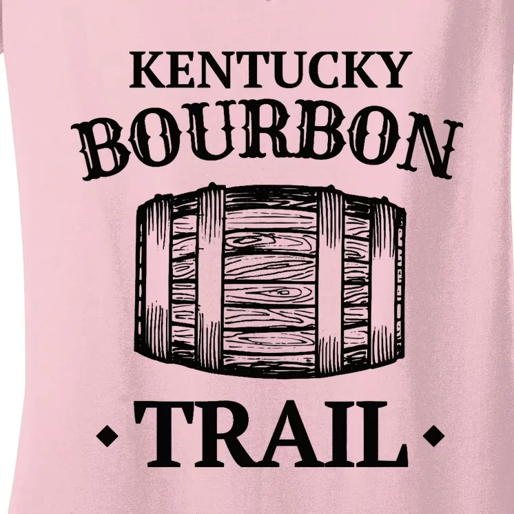 Bourbon Trail Kentucky KY Whiskey Gift Women's V-Neck T-Shirt