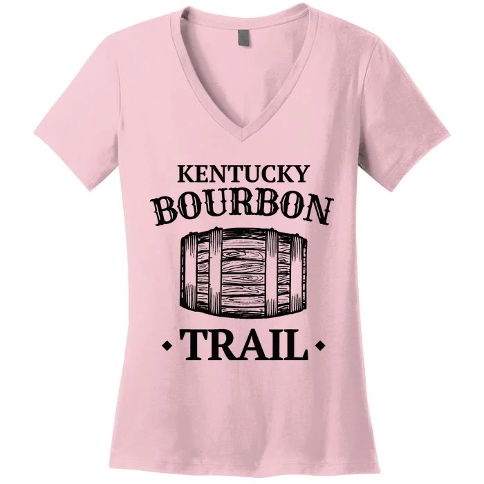 Bourbon Trail Kentucky KY Whiskey Gift Women's V-Neck T-Shirt