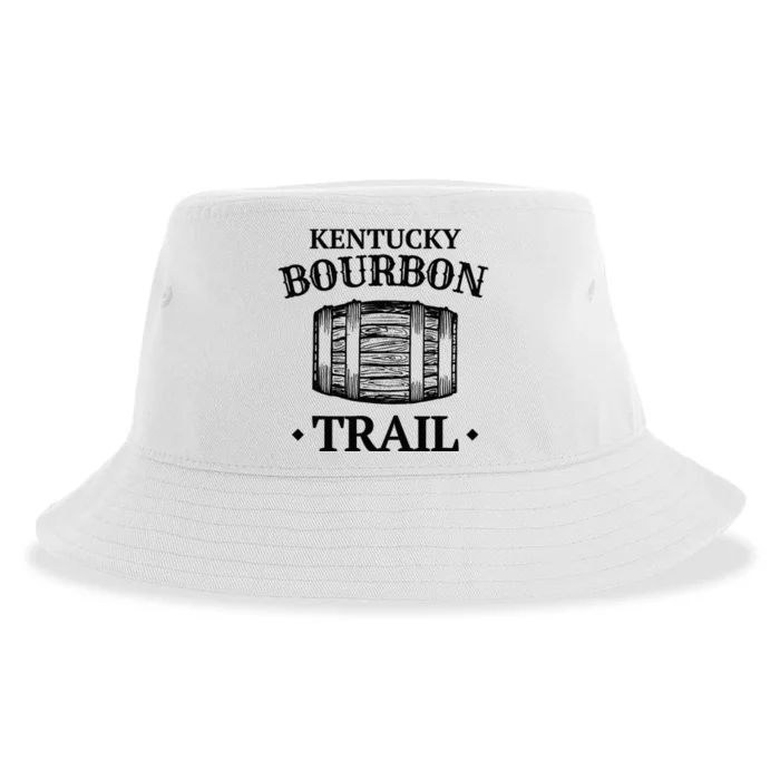 Bourbon Trail Kentucky KY Whiskey Gift Sustainable Bucket Hat