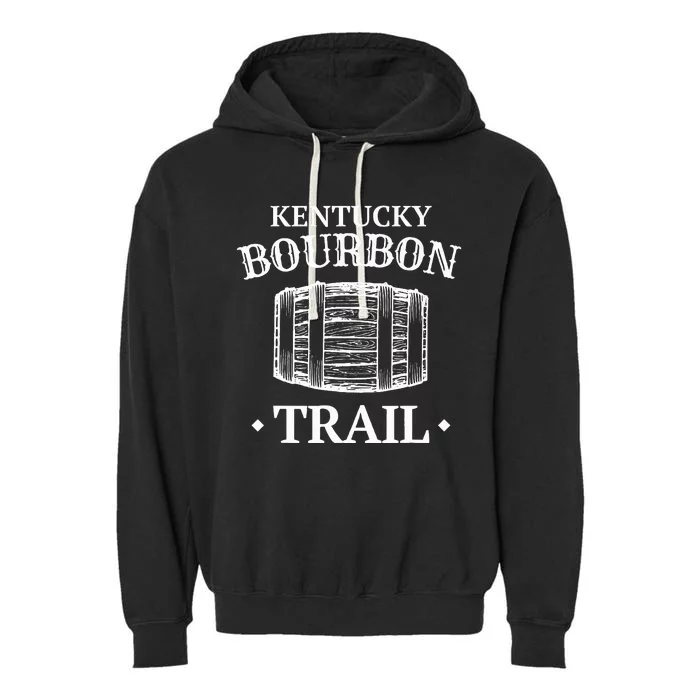 Bourbon Trail Kentucky Whiskey Garment-Dyed Fleece Hoodie