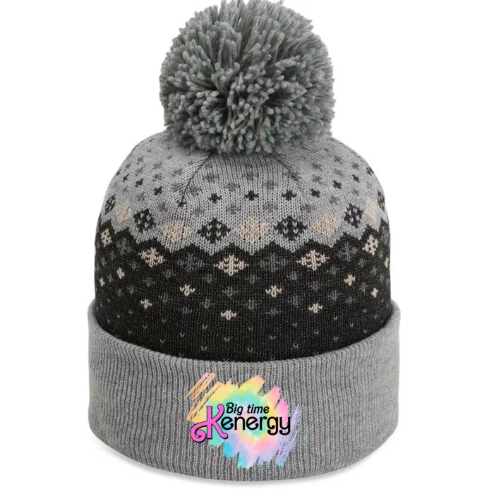 Big Time Kenergy Colorful The Baniff Cuffed Pom Beanie