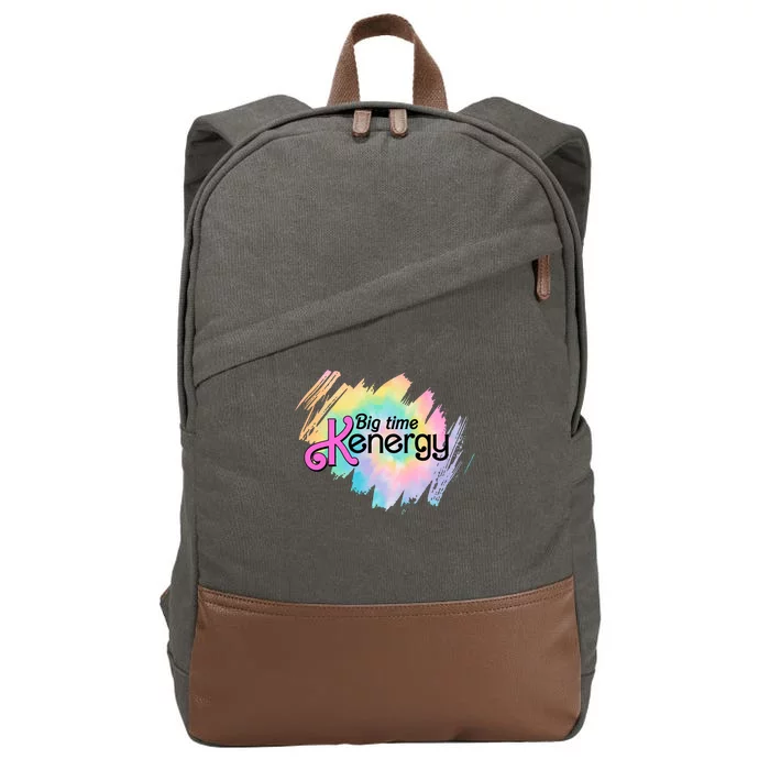 Big Time Kenergy Colorful Cotton Canvas Backpack