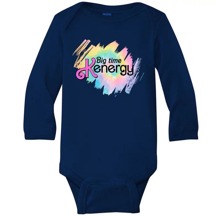 Big Time Kenergy Colorful Baby Long Sleeve Bodysuit