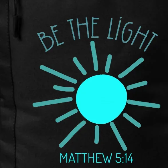 Be The Light Faith Religious Jesus Christian Daily Commute Backpack