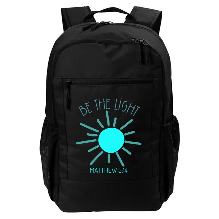 Be The Light Faith Religious Jesus Christian Daily Commute Backpack