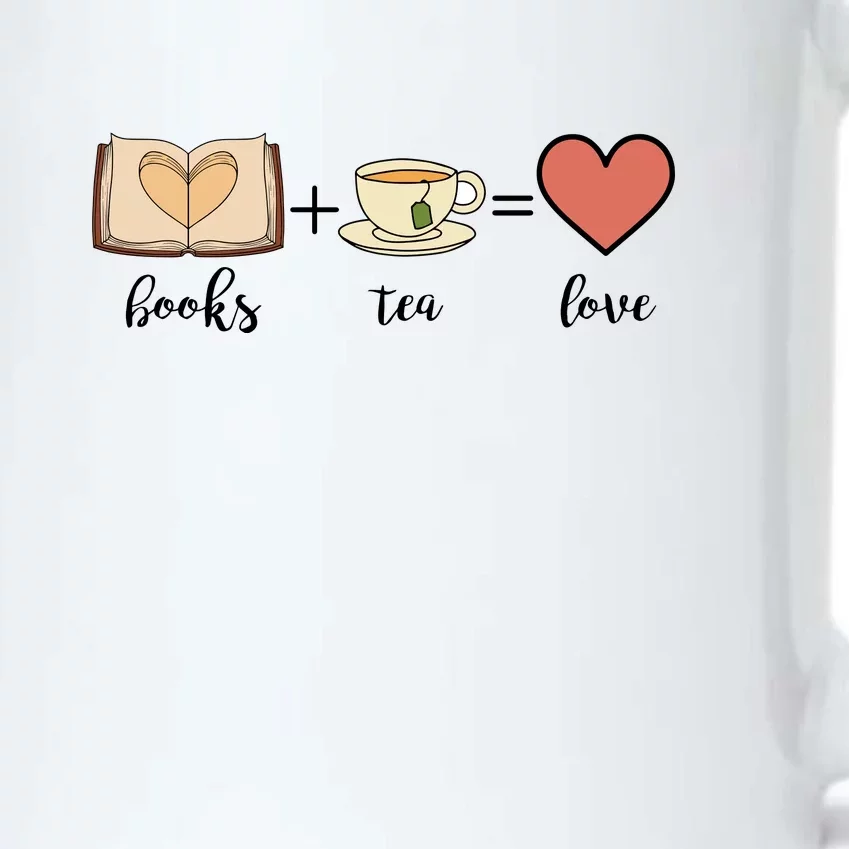 Books Tea Love Reading Books Gift Cute Reading Black Color Changing Mug