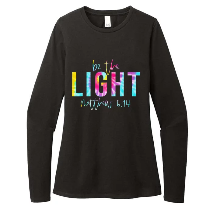 Be The Light Matthew 514 Tie Dye Christian Easter Religious Womens CVC Long Sleeve Shirt