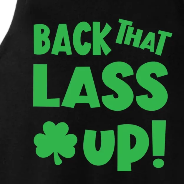 Back That Lass Up Funny St Patricks Day Gift Ladies Tri-Blend Wicking Tank