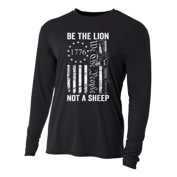 Be The Lion Not A Pro Gun 2nd Amendment Ar15 Cooling Performance Long Sleeve Crew