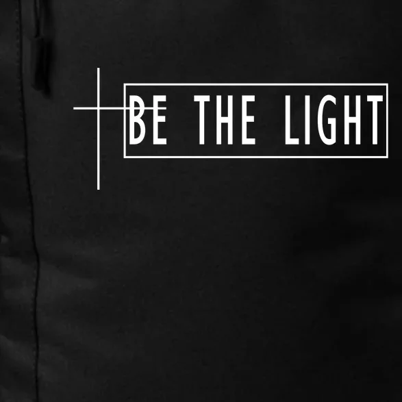 Be The Light Christian Slogan Daily Commute Backpack