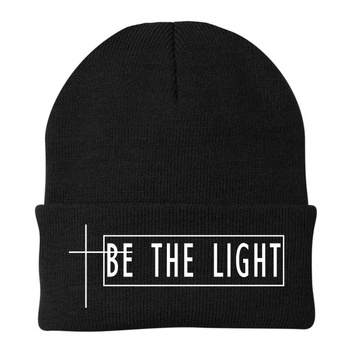 Be The Light Christian Slogan Knit Cap Winter Beanie