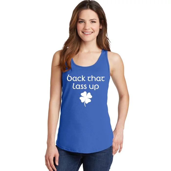 Back That Lass Up St Patricks Day Cute Gift Ladies Essential Tank