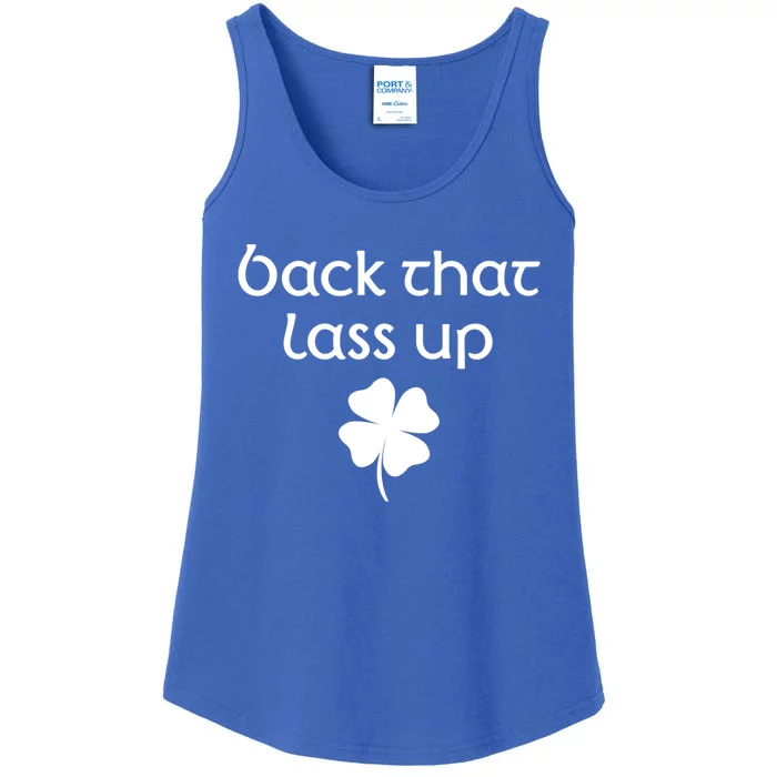 Back That Lass Up St Patricks Day Cute Gift Ladies Essential Tank