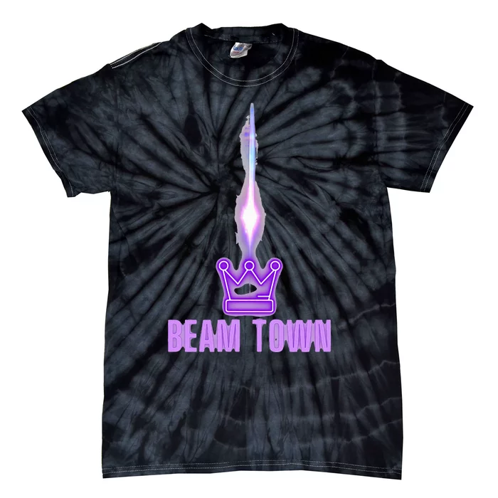 Beam Town Late Night Sacramento California Tie-Dye T-Shirt