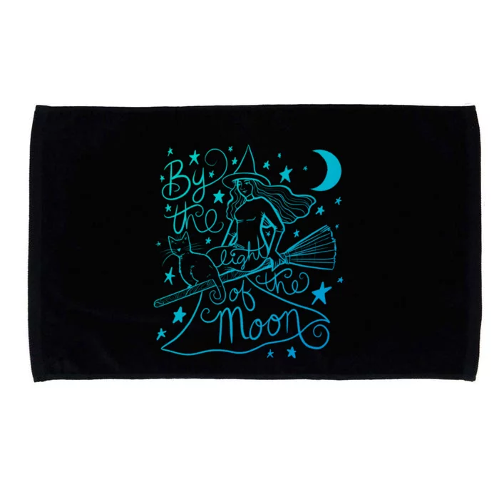 By The Light Of The Moon Witch Gift Microfiber Hand Towel