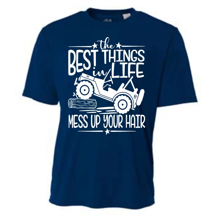 Best Things Life Mess Up Your Hair Cooling Performance Crew T-Shirt