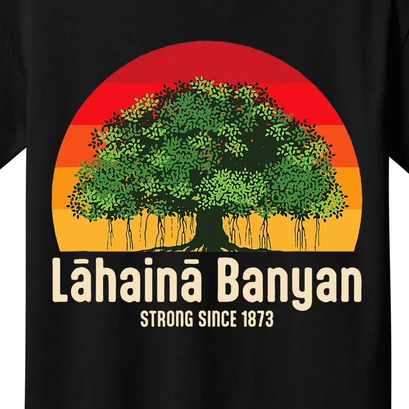 Banyan Tree Lahaina Maui Hawaii Kids T-Shirt