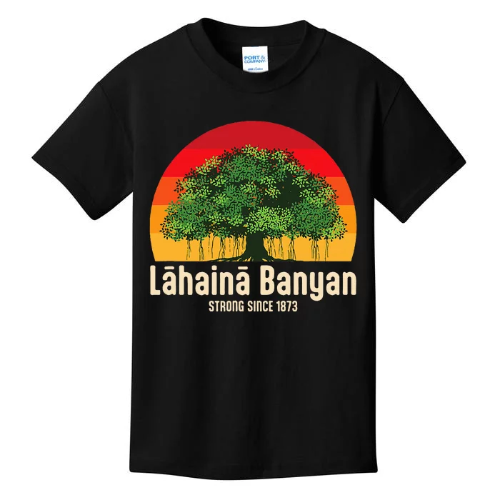 Banyan Tree Lahaina Maui Hawaii Kids T-Shirt