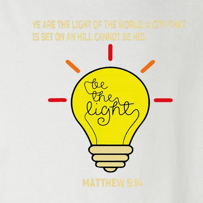 Be The Light Matthew 514 Toddler Long Sleeve Shirt