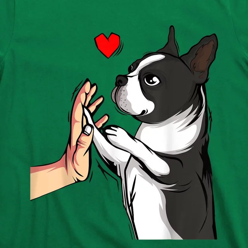 Boston Terrier Love Bostie Dog Mom Funny Girl T-Shirt