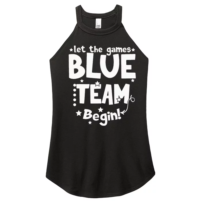 Blue Team Let The Games Begin Field Trip Day Women’s Perfect Tri Rocker Tank