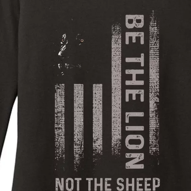 Be The Lion Not The Sheep Womens CVC Long Sleeve Shirt