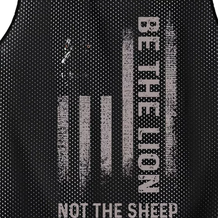 Be The Lion Not The Sheep Mesh Reversible Basketball Jersey Tank