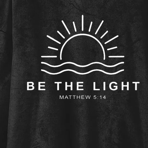 Be The Light Faith Religious Jesus Christian Hooded Wearable Blanket