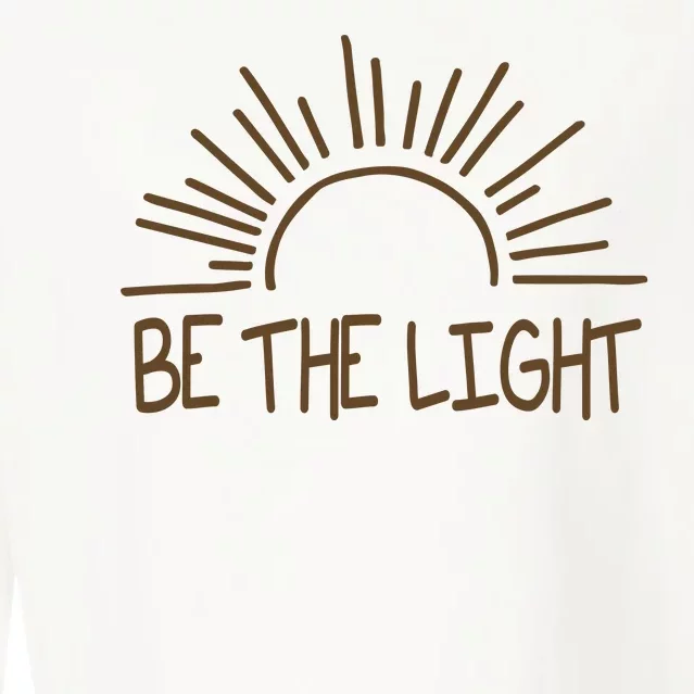 Be The Light Positive Cropped Pullover Crew