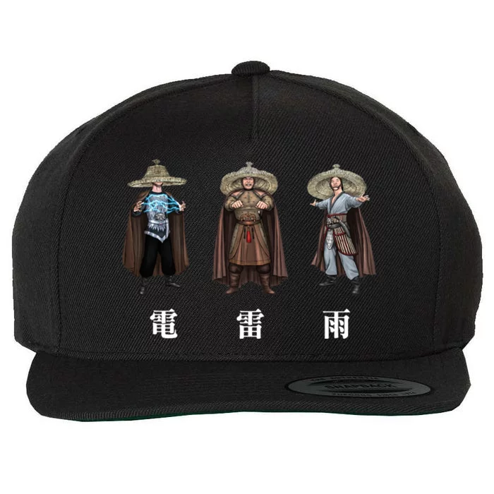 Big Trouble Little China A Storm Is Brewing Wool Snapback Cap